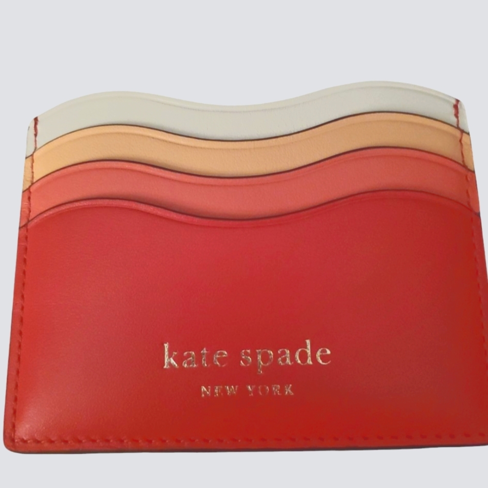 Euc Kate Spade Wave Card Holder